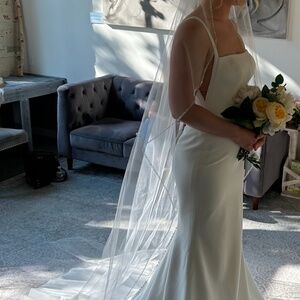 Wedding dress by Justin Alexander